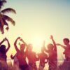 fiesta en la playa