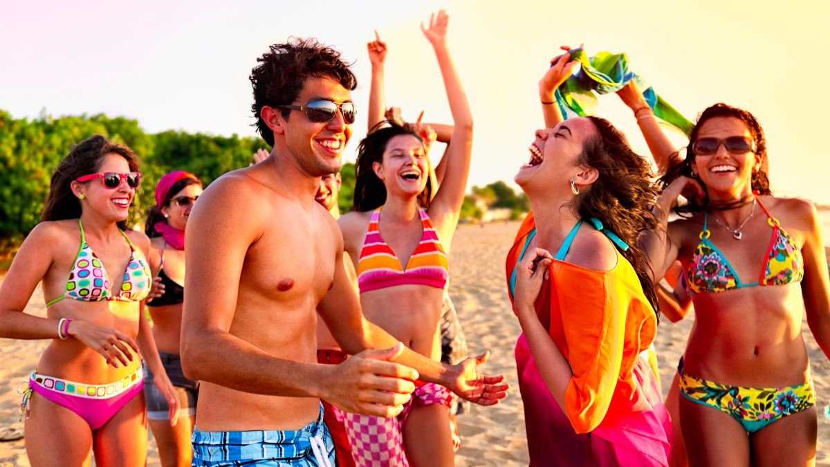 fiesta en playa mexico