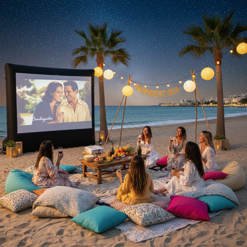 Cine en la playa en Mallorca