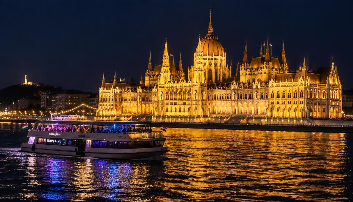 Despedida de soltero en Budapest: barco fiesta frente al Parlamento