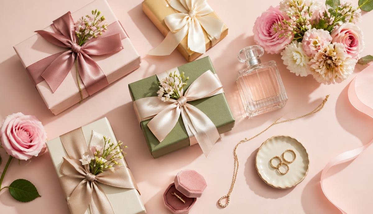 Regalos envueltos para la novia en una despedida de soltera